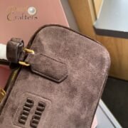 Miumiu Arcadie padded suede tote bag - Image 7