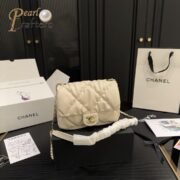 Chanel Pleated Square Chunky Tote Bag Shoulder Bag - Image 3