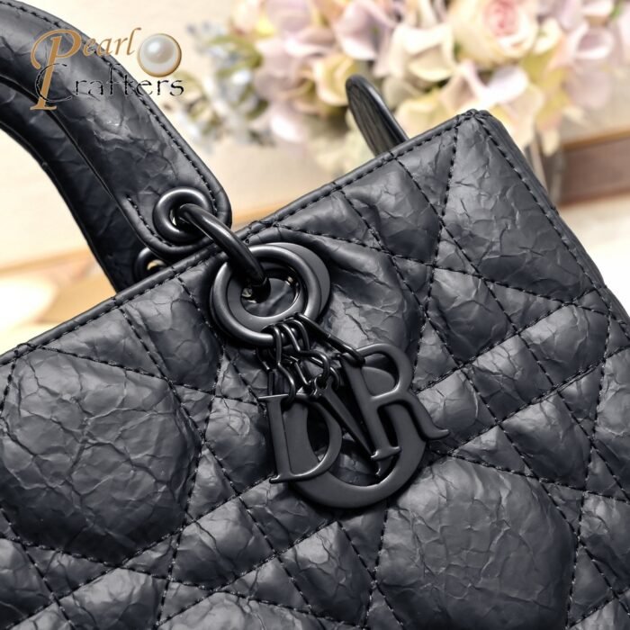 Dior Lady D-sire My Abcdior Horizontal Tote Bag Middle Shoulder Bag Handbag - Image 2