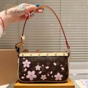 Louis Vuitton LV Takashi Murakami CHERRY BLOSSOM Cherry Shoulder Handbag M13666 - Image 5