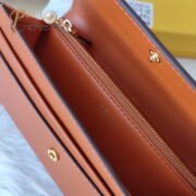 Fendi Roma Logo Embossed Long Flap Calfskin Wallet Handbag - Image 11