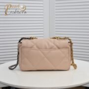 Chanel Lambskin Quilted Small 19 Flap Shoulder Bag Handbag - Image 3