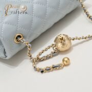 Chanel Cross Body Metal Ball Chain Shoulder Bag Handbag - Image 6