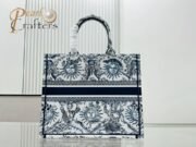 Dior Book Tote Embroider Large Shoulder Bag Handbag - Image 4