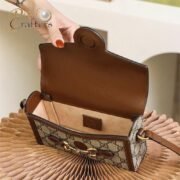 GUCCI 1955 Horsebit Shoulder Mini Bag 10A Mirror Quality Version 699296 - Image 8