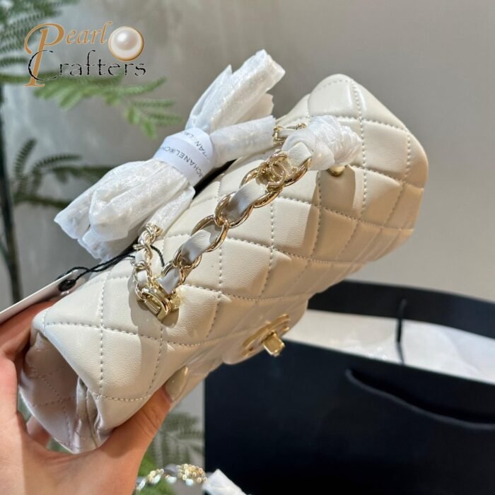 CHANEL HANDLE MINI CF Handbag - Image 13