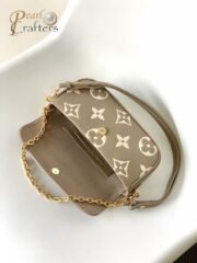 ⁦Louis Vuitton 10A Handbag Shoulder Bag Top Mirror Quality Version Wallet on Chain Ivy M82211⁩ - الصورة ⁦7⁩