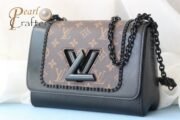 Louis Vuitton LV Twist Monogram Canvas Tote Shoulder Crossbody Bag - Image 3