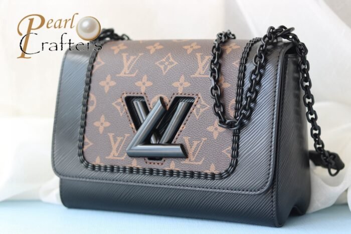 Louis Vuitton LV Twist Monogram Canvas Tote Shoulder Crossbody Bag - Image 3