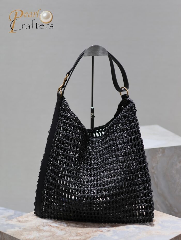 Saint Laurent 10A Handbag Shoulder Bag Top Mirror Quality Version OXALIS Woven Shoulder Bag - Image 7