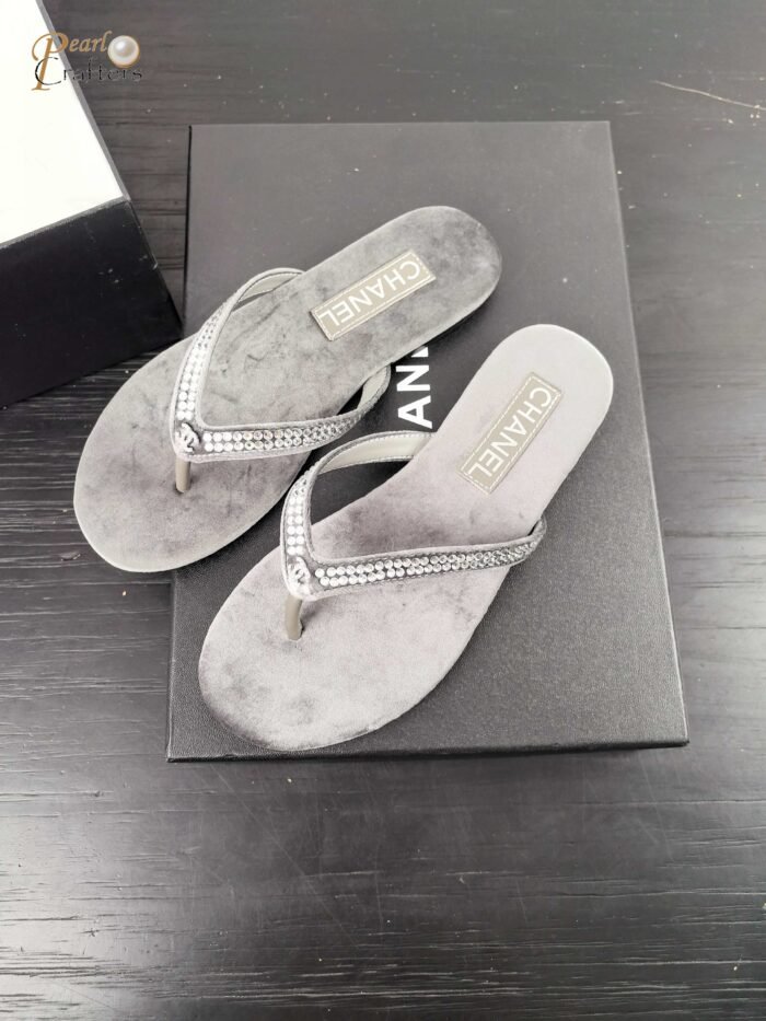 Chanel Clip Toe Slipper Sandals Casual Shoes - Image 3