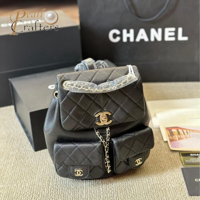 ⁦Chanel  Duma Backpack Caviar calfskin bags⁩ - الصورة ⁦4⁩