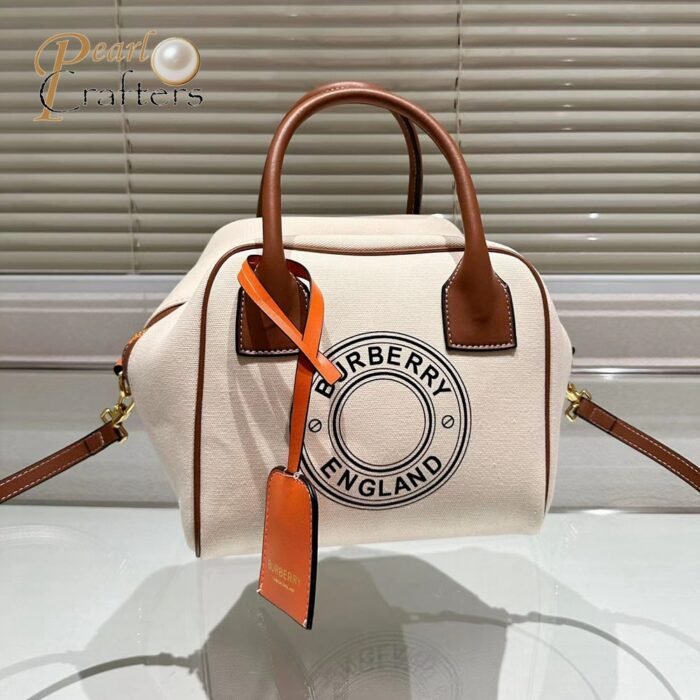 Burberry Bowling Handbag Bag Small - Image 4