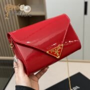 Prada  Leather Clutch Shoulder Bag Handbag - Image 5