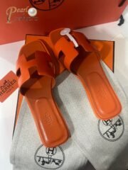 ⁦Hermes H Sandals Slippers Chunky Heels⁩ - الصورة ⁦3⁩