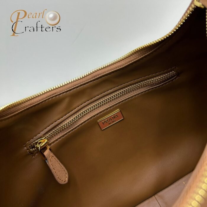 ⁦Prada Aimée medium suede shoulder bag 10A quality 1BC228⁩ - الصورة ⁦11⁩