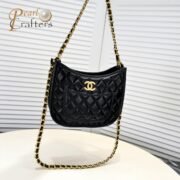 ⁦Chanel 24S Half Moon  Hobo Underarm Bag  Shoulder Bag Handbag⁩ - الصورة ⁦5⁩