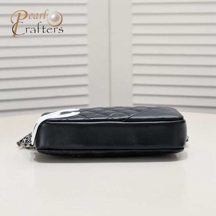 Chanel Ligne Cambon Bowling Bag Small Shoulder Bag Handbag - Image 4
