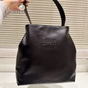 Miumiu Hobo Leather Shoulder Handbag - Image 4