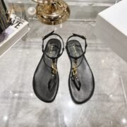 Dior 2024 C'est Flat Round Toe Women's Slipper Sandals