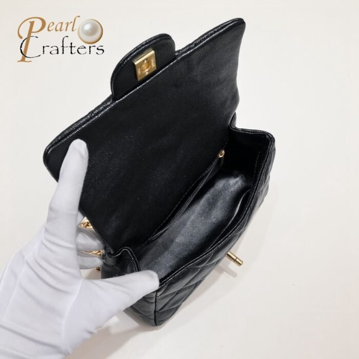 ⁦Chanel 23P Peach Hardware Shoulder Bag Handbag⁩ - الصورة ⁦7⁩