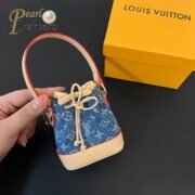 Louis Vuitton Micro Bag Leather Keychain Pendant Accessories