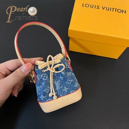 Louis Vuitton Micro Bag Leather Keychain Pendant Accessories