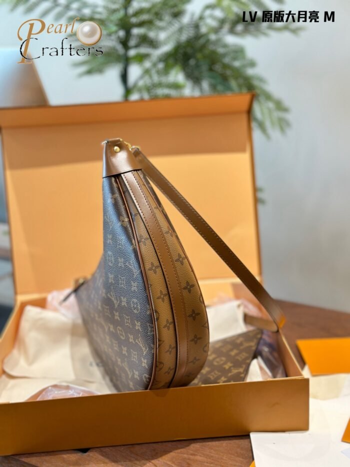 ⁦Louis Vuitton M46311 Hobo Loop Shoulder Bag Handbag⁩ - الصورة ⁦6⁩