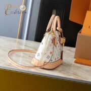 ⁦Louis Vuitton LV Takashi Murakami Alma Shell Bag Crossbody Handbag  M13078⁩ - الصورة ⁦7⁩