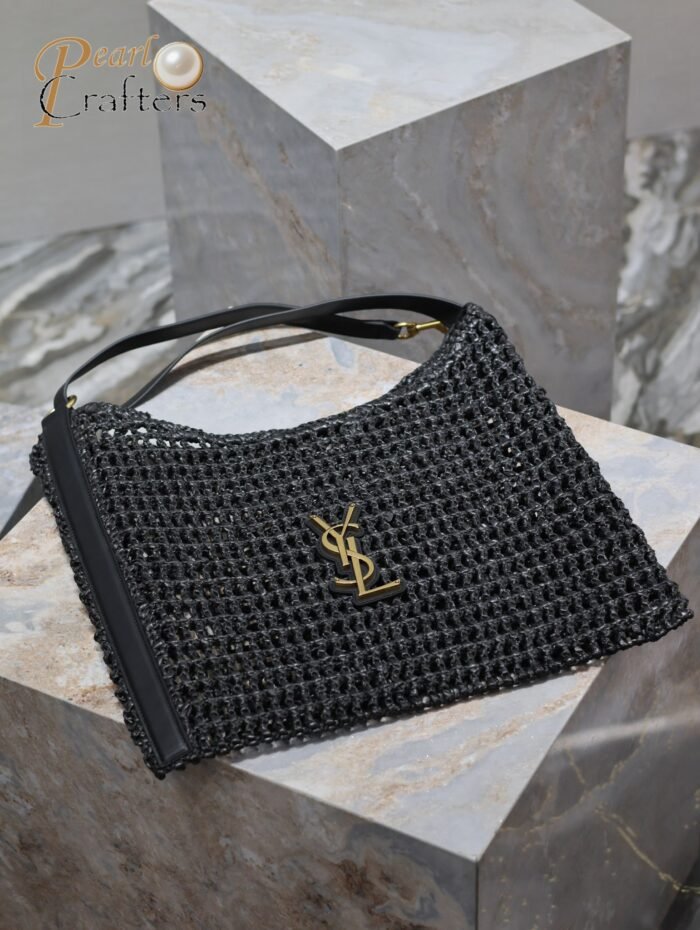 Saint Laurent 10A Handbag Shoulder Bag Top Mirror Quality Version OXALIS Woven Shoulder Bag - Image 8