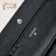 ⁦Chanel Woc Classic Lambskin Silver Hardware Shoulder Bag Handbag⁩ - الصورة ⁦8⁩