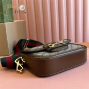 ⁦GUCCI 1955 Horsebit Shoulder Bag Mini Handbag 10A Mirror Quality Version⁩ - الصورة ⁦7⁩