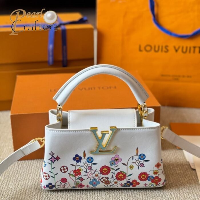 Louis Vuitton LV Capucines Shoulder Crossbody Handbag Tote Bag M13246 - Image 5
