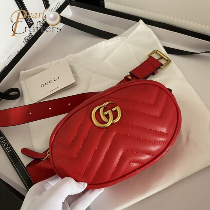 ⁦Gucci GG Marmont Waist Bag Belt Bag⁩ - الصورة ⁦5⁩