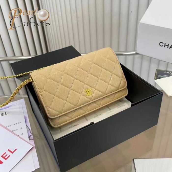 ⁦Chanel  WOC Quilted Caviar Shoulder Bag⁩ - الصورة ⁦7⁩