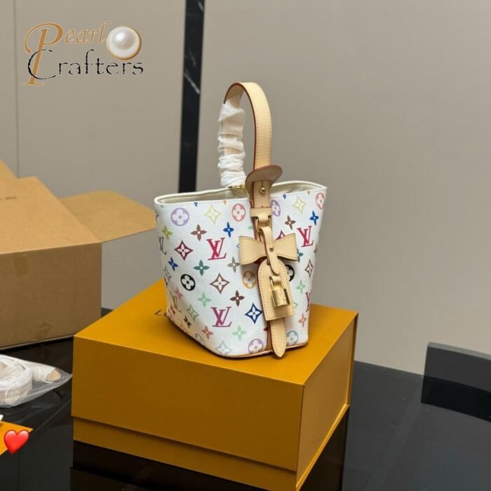 Louis Vuitton LV Takashi Murakami ALL IN BB Alphabet Logo Tote Shoulder Bag - Image 2