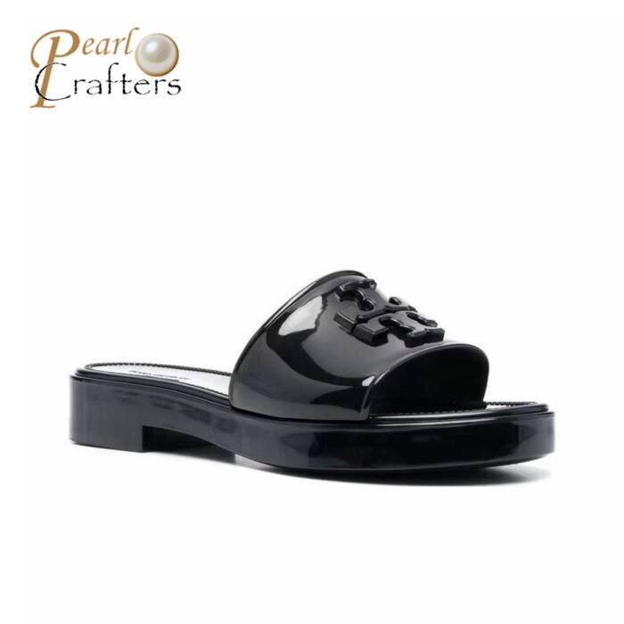 ⁦Tory Burch Rubber  Fashion Flip-flops Sandals Slide⁩ - الصورة ⁦1⁩