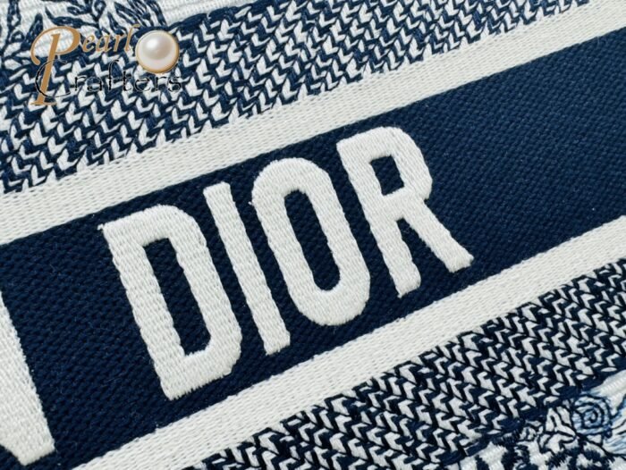 Dior Book Tote Embroider Large Shoulder Bag Handbag - Image 6