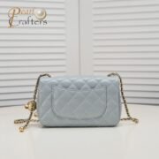 Chanel Cross Body Metal Ball Chain Shoulder Bag Handbag - Image 3