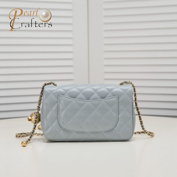 Chanel Cross Body Metal Ball Chain Shoulder Bag Handbag - Image 3