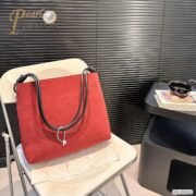 LOEWE Suede Tote Bag - Image 5