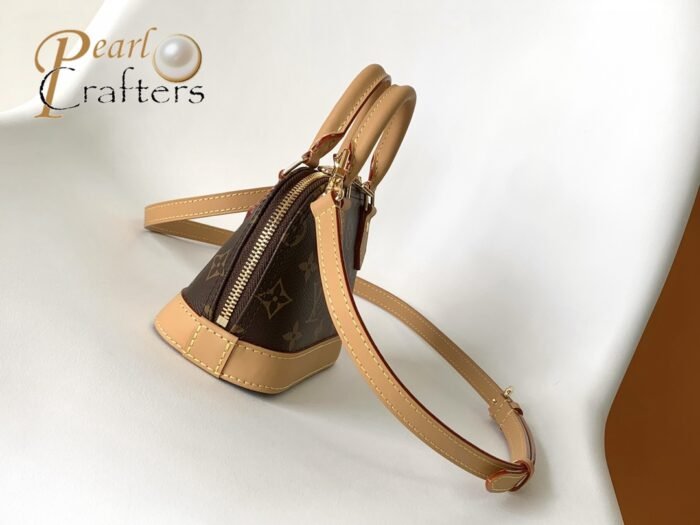 Louis Vuitton 10A Handbag Shoulder Bag Top Mirror Quality Version New launch Nano Alma M82717 - Image 2