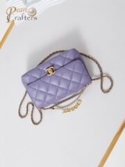 ⁦Chanel 10A Handbag Shoulder Bag Top Mirror Quality Version CHANEL AS5011⁩ - الصورة ⁦7⁩