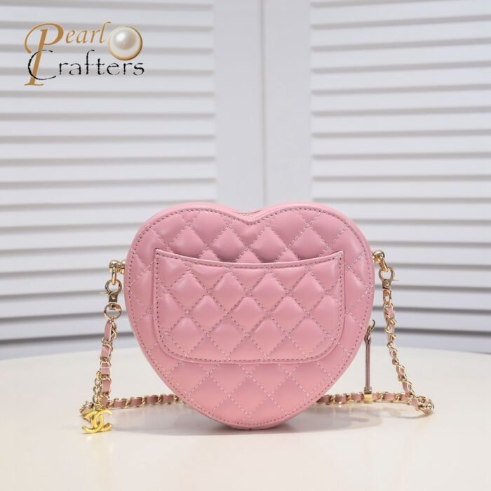⁦Chanel Peach Pericardium Bag Shoulder Bag Handbag⁩ - الصورة ⁦3⁩