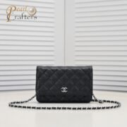 Chanel Woc Caviar Classic Silver Hardware Shoulder Bag Handbag