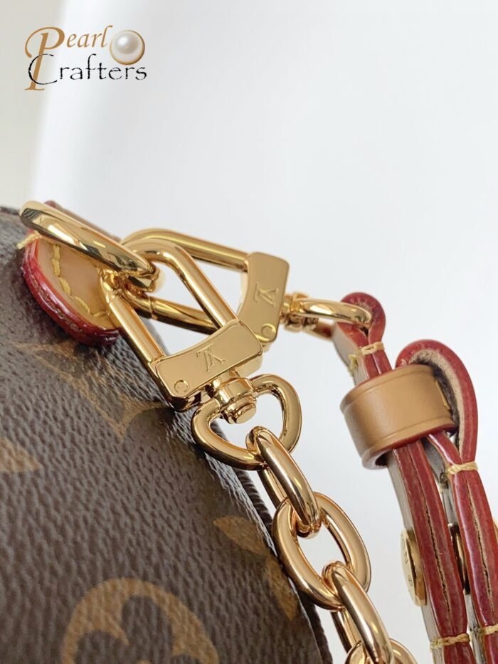 Louis Vuitton 10A Handbag Shoulder Bag Top Mirror Quality Version Wallet On Chain Ivy M81911 - Image 6