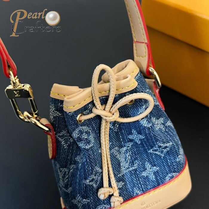 Louis Vuitton Micro Bag Leather Keychain Pendant Accessories - Image 9