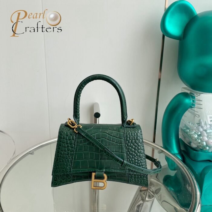 ⁦Balenciaga Hourglass Mini&Small Top Handle Bag⁩ - الصورة ⁦8⁩