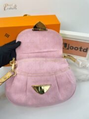 ⁦Louis Vuitton LV Monogram Denim Sunset M13347 Shoulder Bag Handbag⁩ - الصورة ⁦18⁩