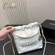 ⁦Chanel 23 Bag Calfskin Bucket Bag Shoulder Crossbody Bag⁩ - الصورة ⁦11⁩